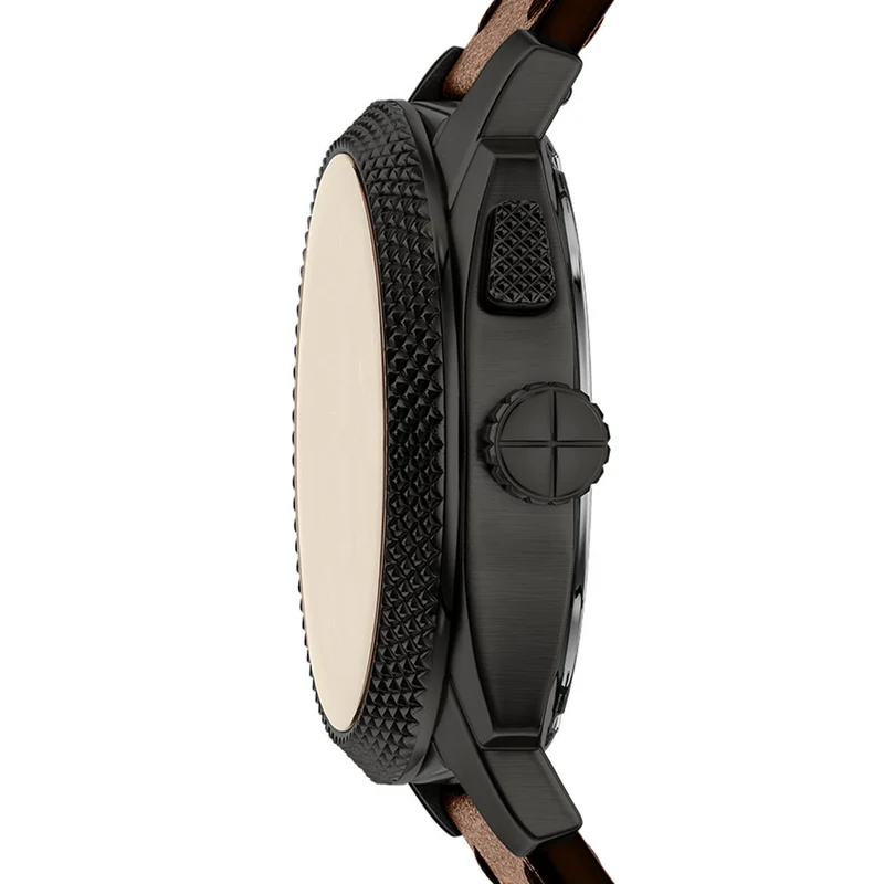 Fossil Machine Round Black Dial Watch FS6165