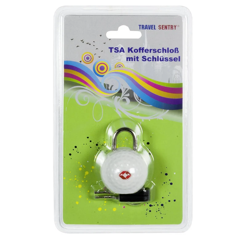 TSA-Kofferschloss Golfball Doppelpack