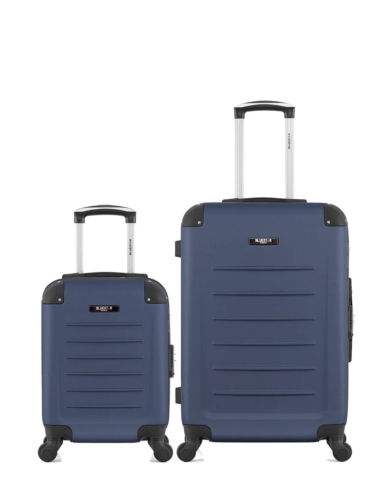 BLUESTAR – 2er-Pack: Mittelgroßer Koffer und Handgepäck XXS OPERA
