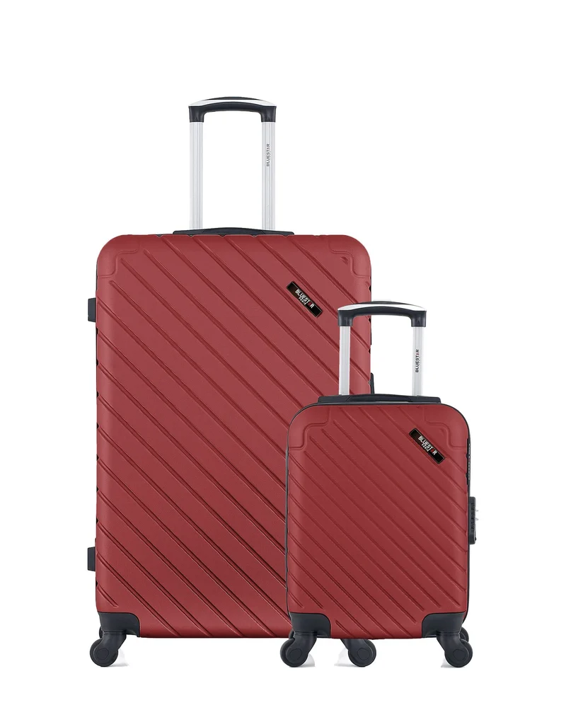 BLUESTAR – 2er-Pack: Großer Koffer und Handgepäck XXS CITÉ