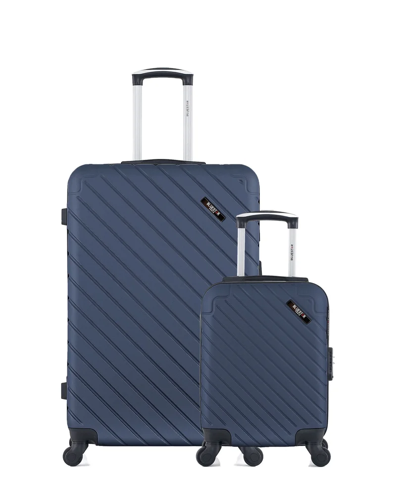 BLUESTAR – 2er-Pack: Großer Koffer und Handgepäck XXS CITÉ