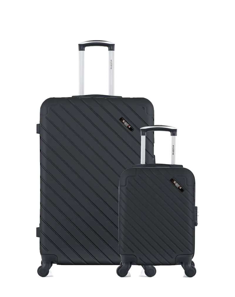 BLUESTAR – 2er-Pack: Großer Koffer und Handgepäck XXS CITÉ