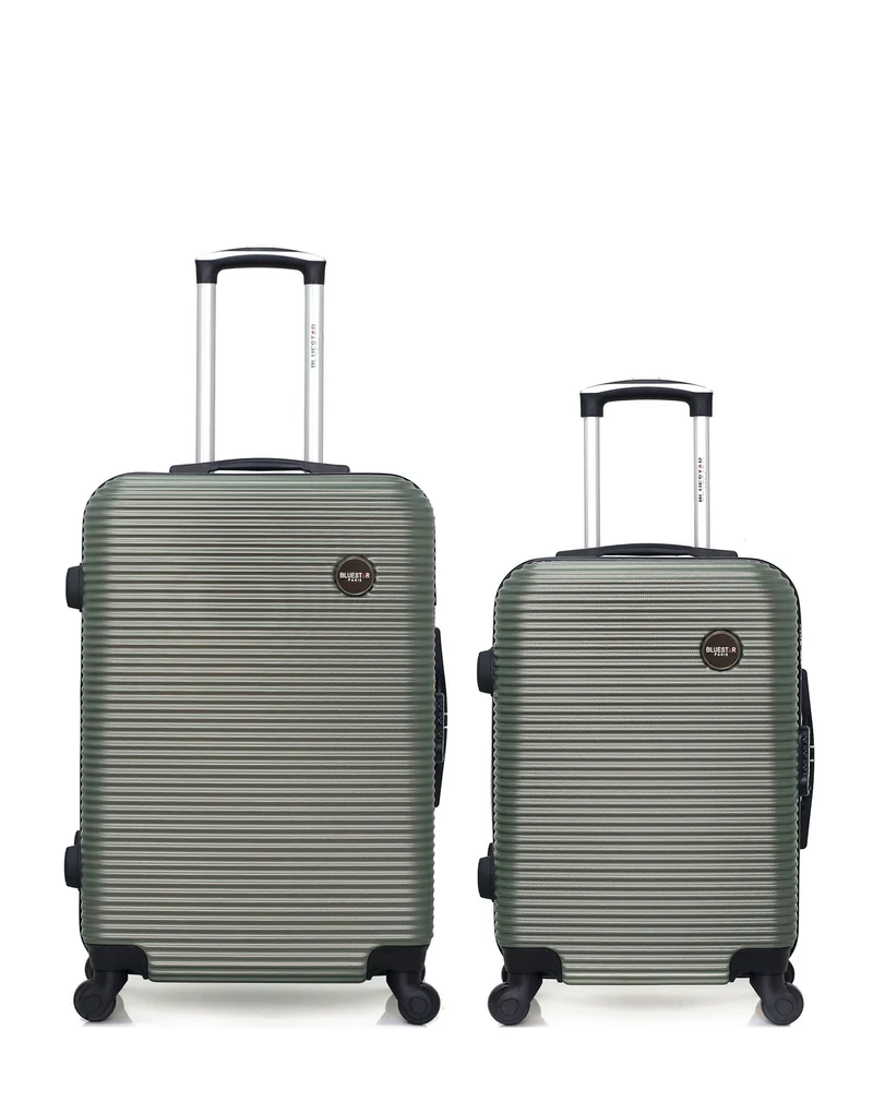BLUESTAR – 2er-Pack: Mittelgroßer Koffer und Handgepäck LONDON