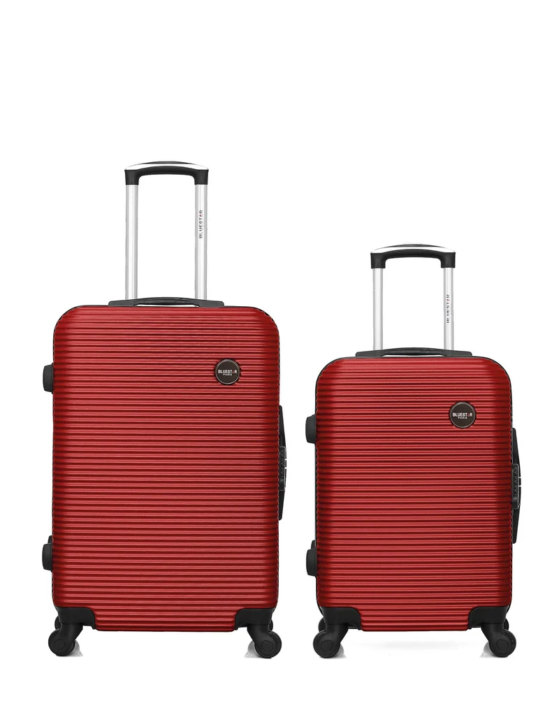 BLUESTAR – 2er-Pack: Mittelgroßer Koffer und Handgepäck LONDON