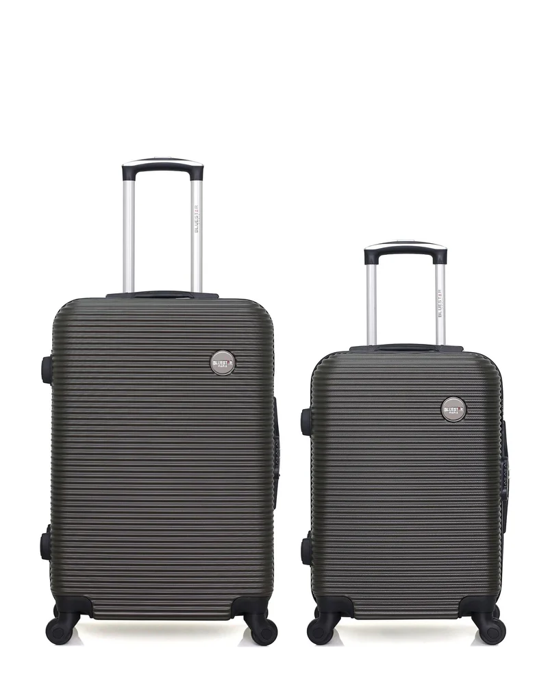 BLUESTAR – 2er-Pack: Mittelgroßer Koffer und Handgepäck LONDON