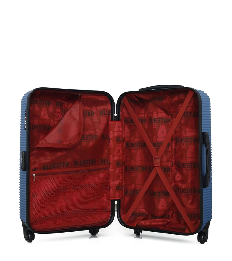 BLUESTAR – 2er-Pack: Mittelgroßer Koffer und Handgepäck LONDON