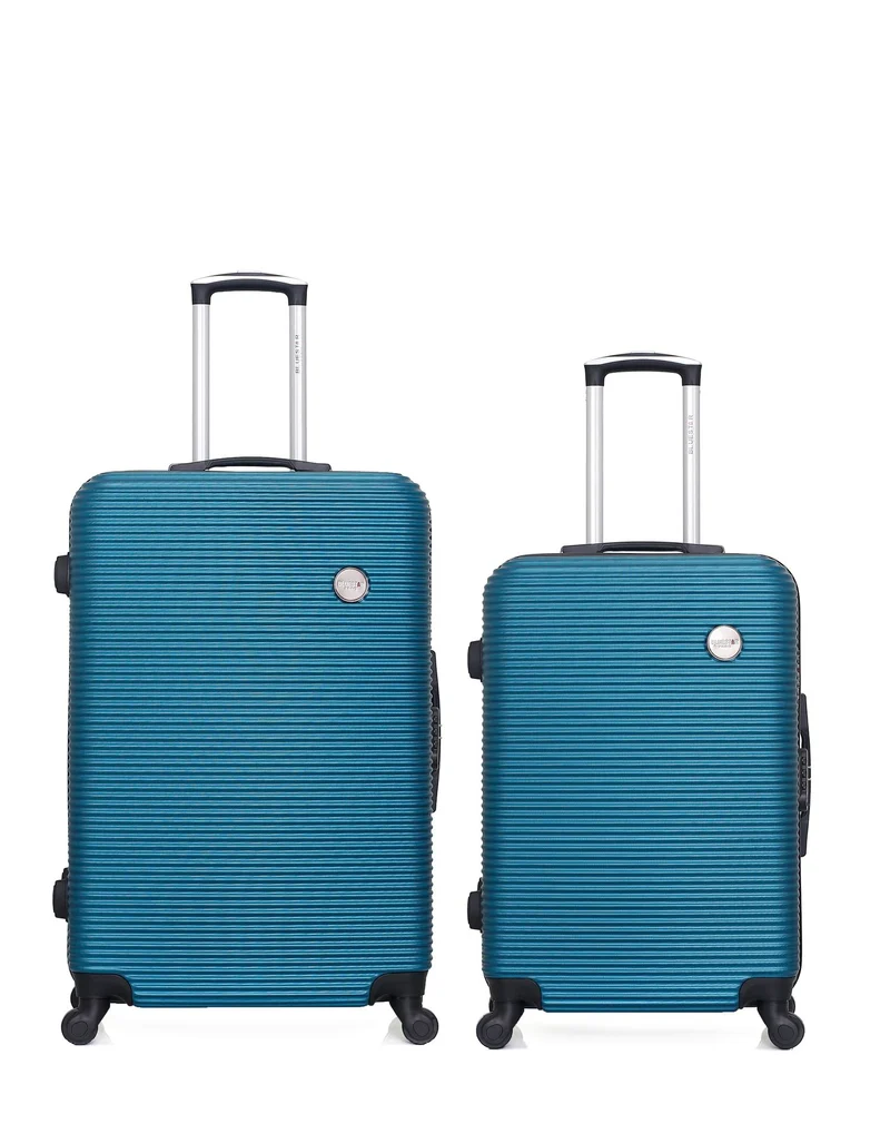 BLUESTAR – 2er-Pack: Großer Koffer und mittelgroßer Koffer LONDON