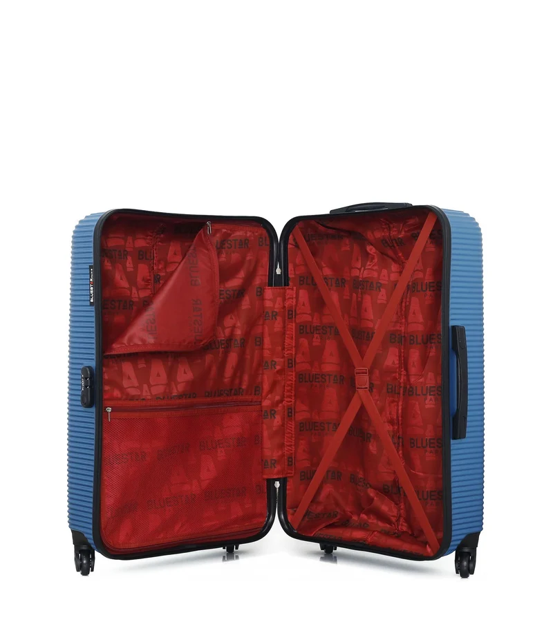 BLUESTAR – 2er-Pack: Großer Koffer und mittelgroßer Koffer LONDON