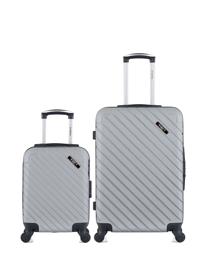 BLUESTAR – 2er-Pack: Mittelgroßer Koffer und Handgepäck XXS CITÉ