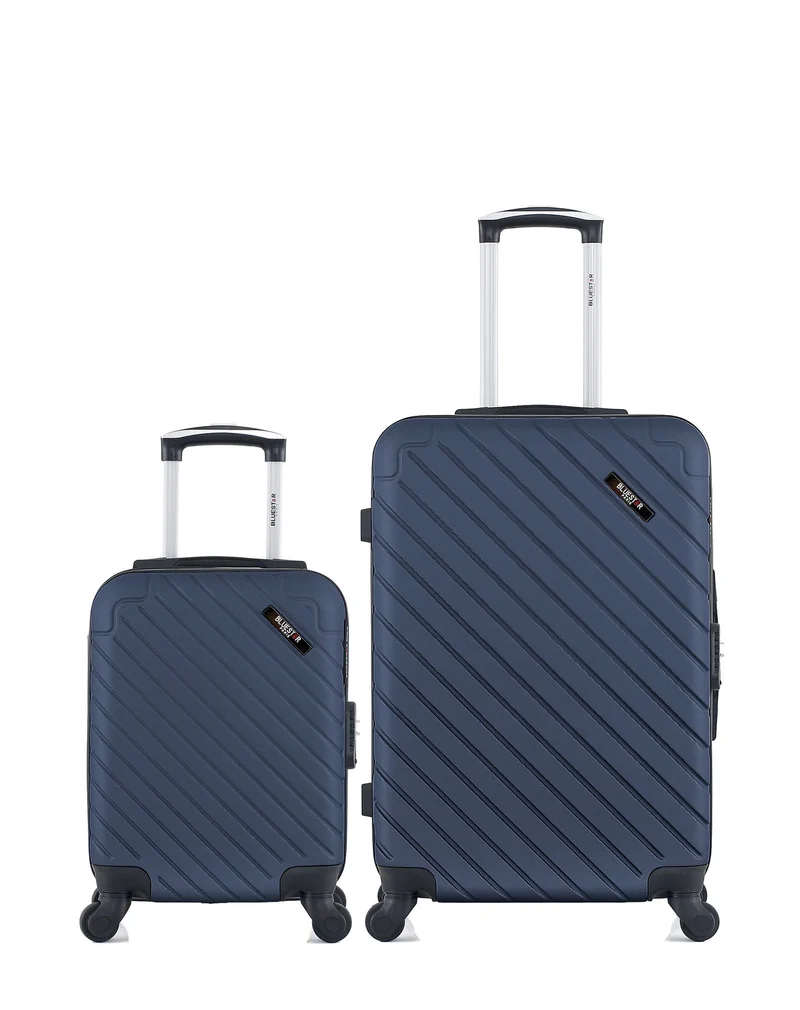 BLUESTAR – 2er-Pack: Mittelgroßer Koffer und Handgepäck XXS CITÉ
