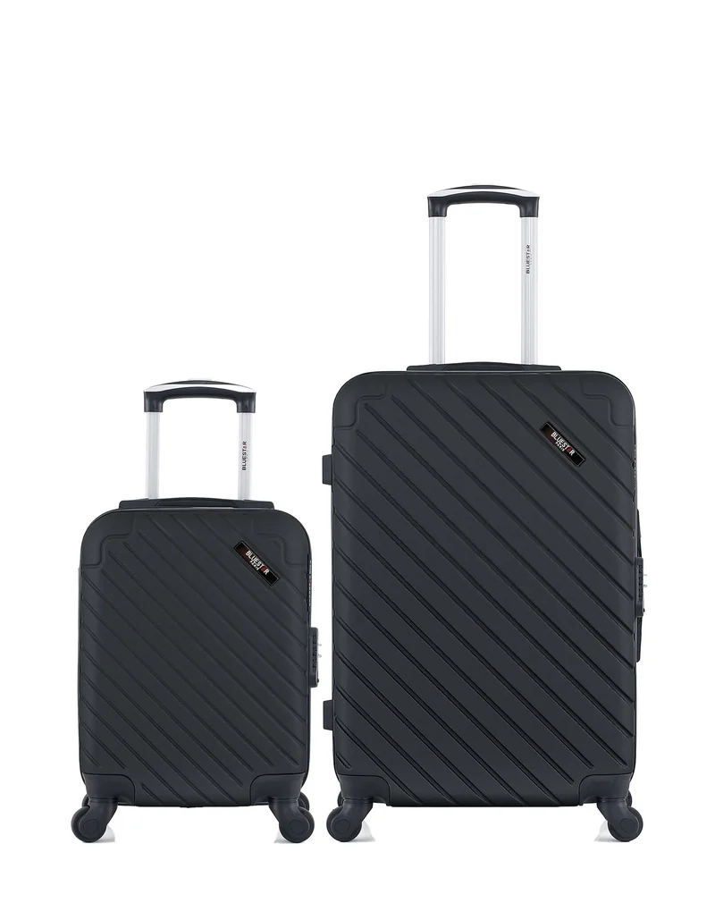 BLUESTAR – 2er-Pack: Mittelgroßer Koffer und Handgepäck XXS CITÉ