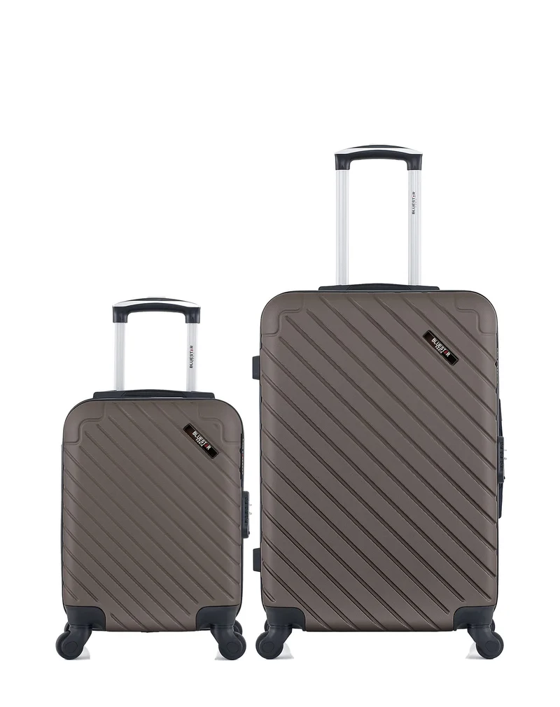 BLUESTAR – 2er-Pack: Mittelgroßer Koffer und Handgepäck XXS CITÉ