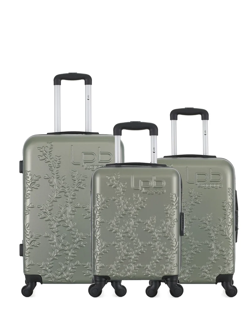 LPB LUGGAGE - 3er-Pack: Mittelgroßer Koffer, Handgepäck und Handgepäck XXS NAIS