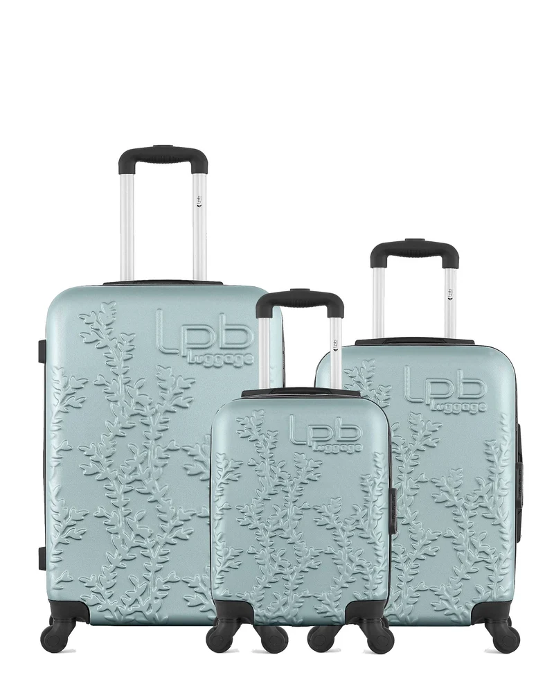 LPB LUGGAGE - 3er-Pack: Mittelgroßer Koffer, Handgepäck und Handgepäck XXS NAIS