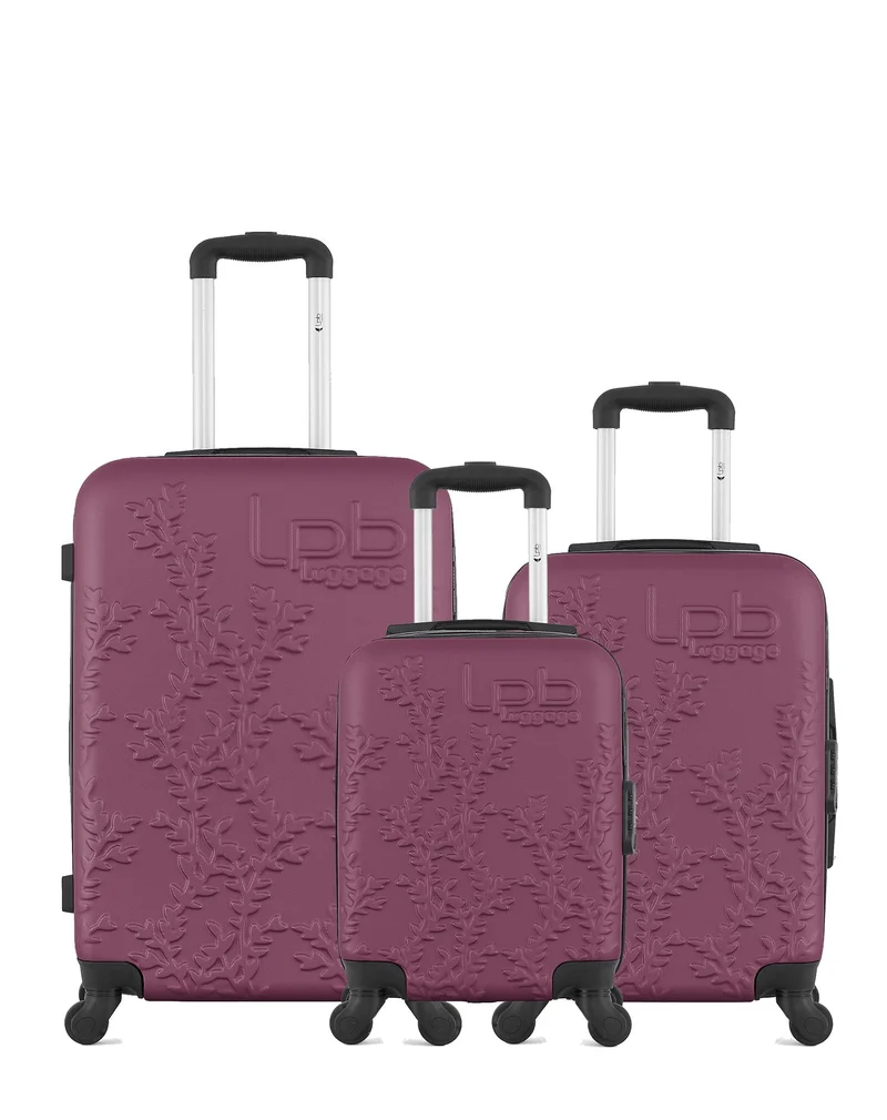 LPB LUGGAGE - 3er-Pack: Mittelgroßer Koffer, Handgepäck und Handgepäck XXS NAIS