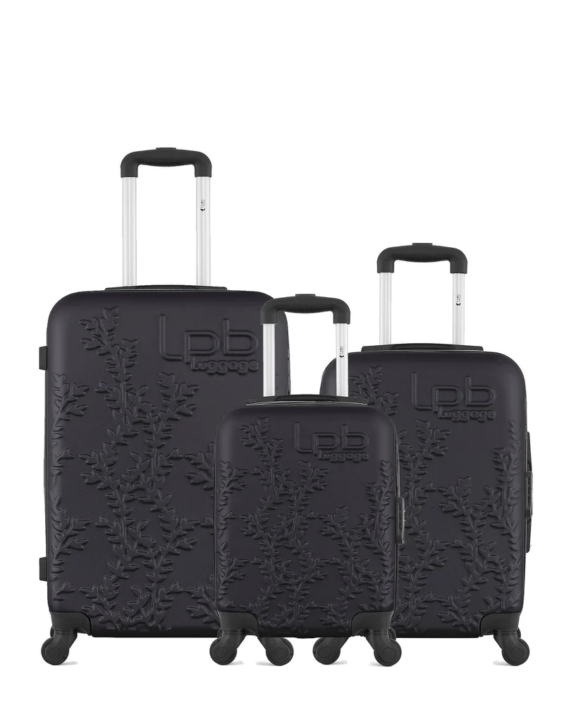 LPB LUGGAGE - 3er-Pack: Mittelgroßer Koffer, Handgepäck und Handgepäck XXS NAIS