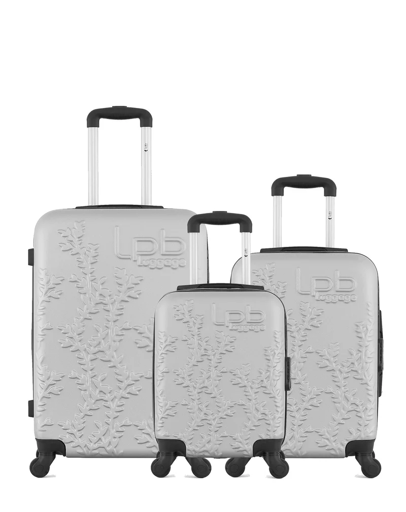LPB LUGGAGE - 3er-Pack: Mittelgroßer Koffer, Handgepäck und Handgepäck XXS NAIS