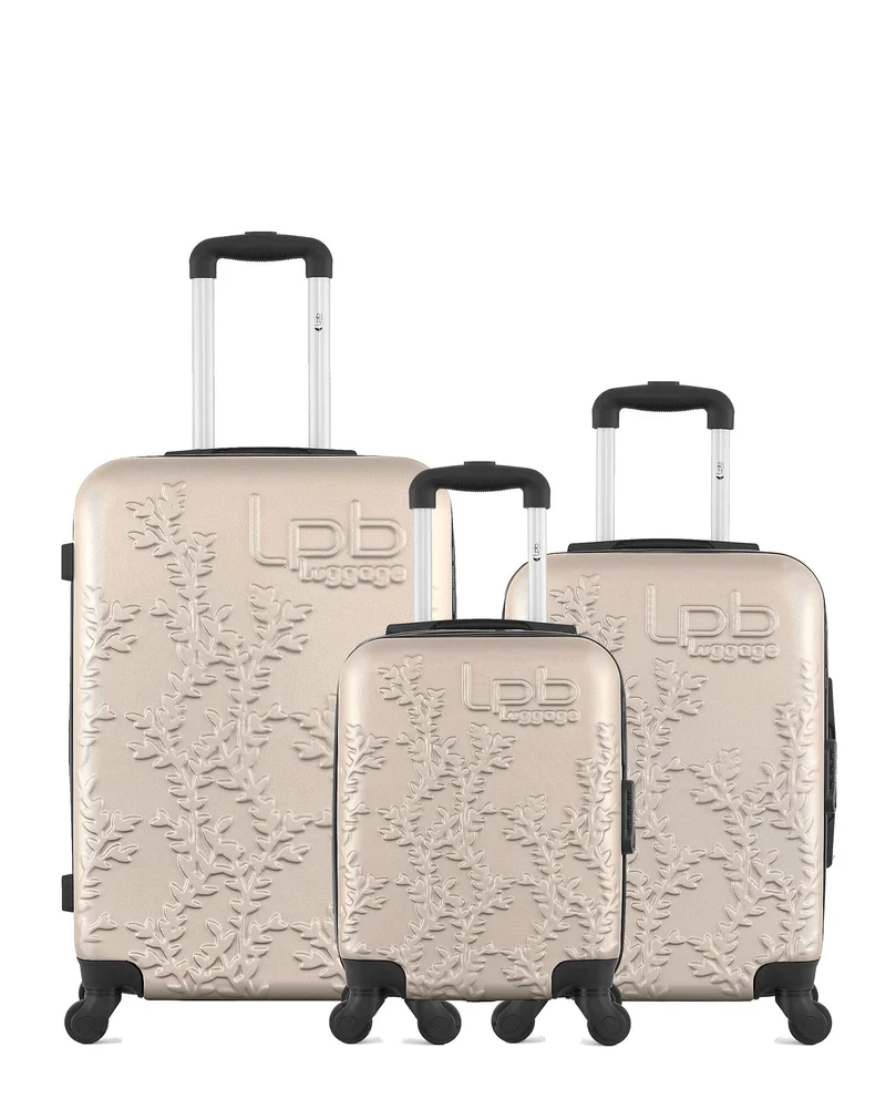 LPB LUGGAGE - 3er-Pack: Mittelgroßer Koffer, Handgepäck und Handgepäck XXS NAIS
