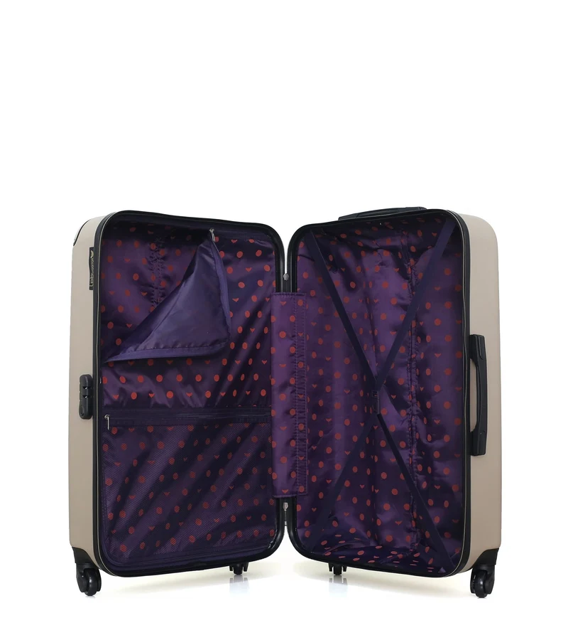 LPB LUGGAGE - 2er-Pack: Großer Koffer und mittelgroßer Koffer AMELIE