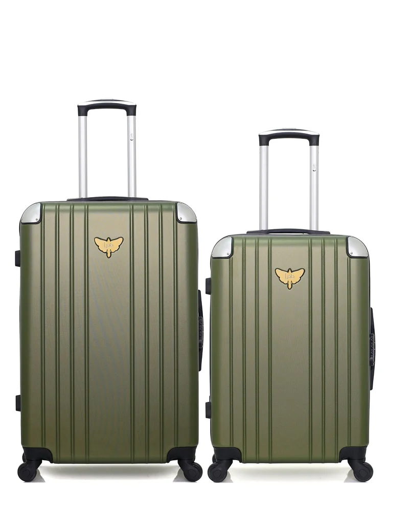 LPB LUGGAGE - 2er-Pack: Großer Koffer und mittelgroßer Koffer AMELIE