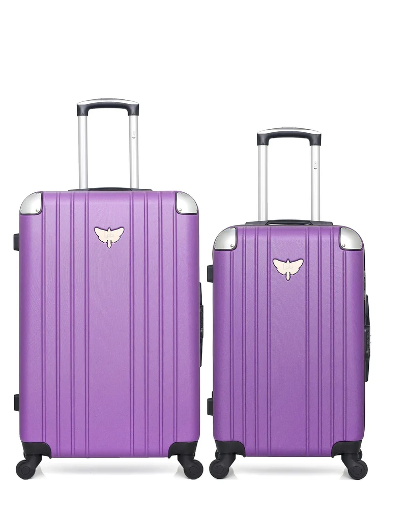 LPB LUGGAGE - 2er-Pack: Großer Koffer und mittelgroßer Koffer AMELIE