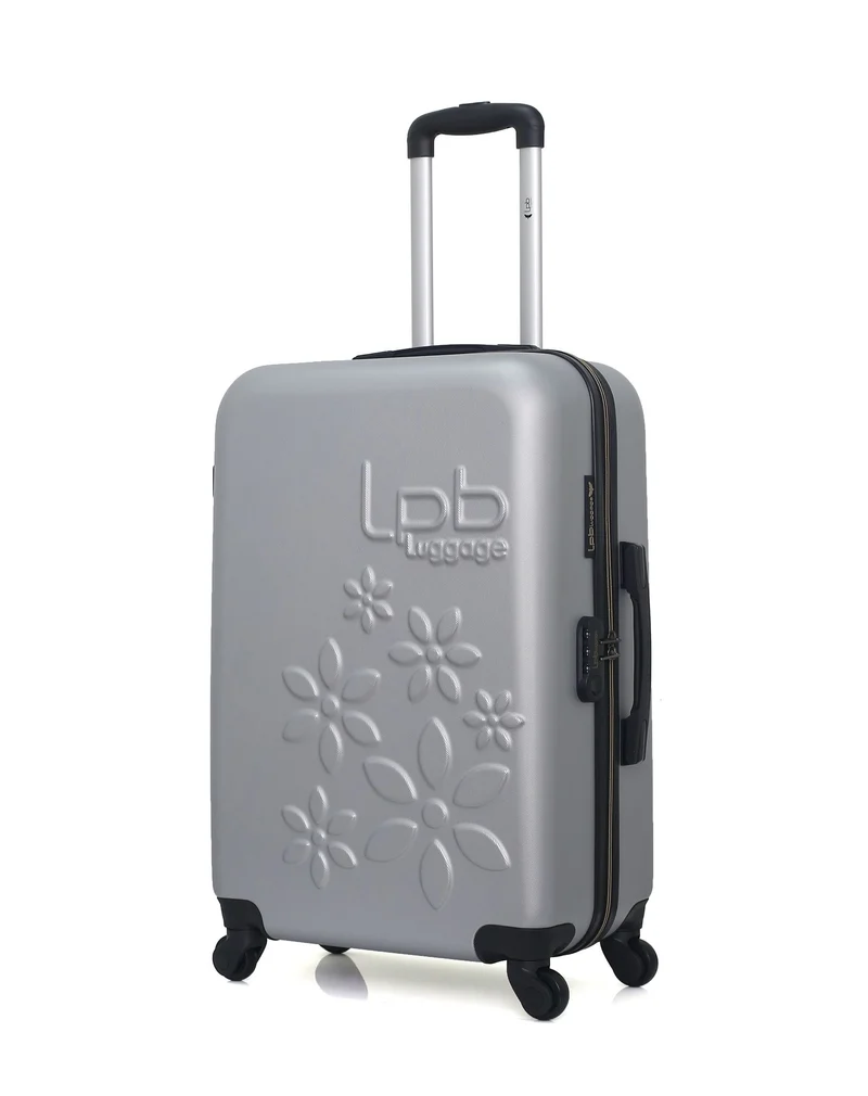 LPB LUGGAGE - 3er-Pack: Mittelgroßer Koffer, Handgepäck und Kosmetikkoffer ELEONOR