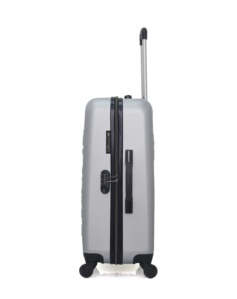 LPB LUGGAGE - 3er-Pack: Mittelgroßer Koffer, Handgepäck und Kosmetikkoffer ELEONOR