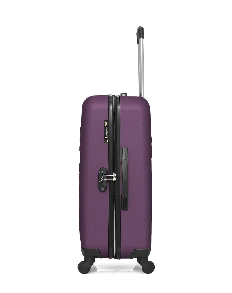 LPB LUGGAGE - 3er-Pack: Mittelgroßer Koffer, Handgepäck und Kosmetikkoffer ELEONOR