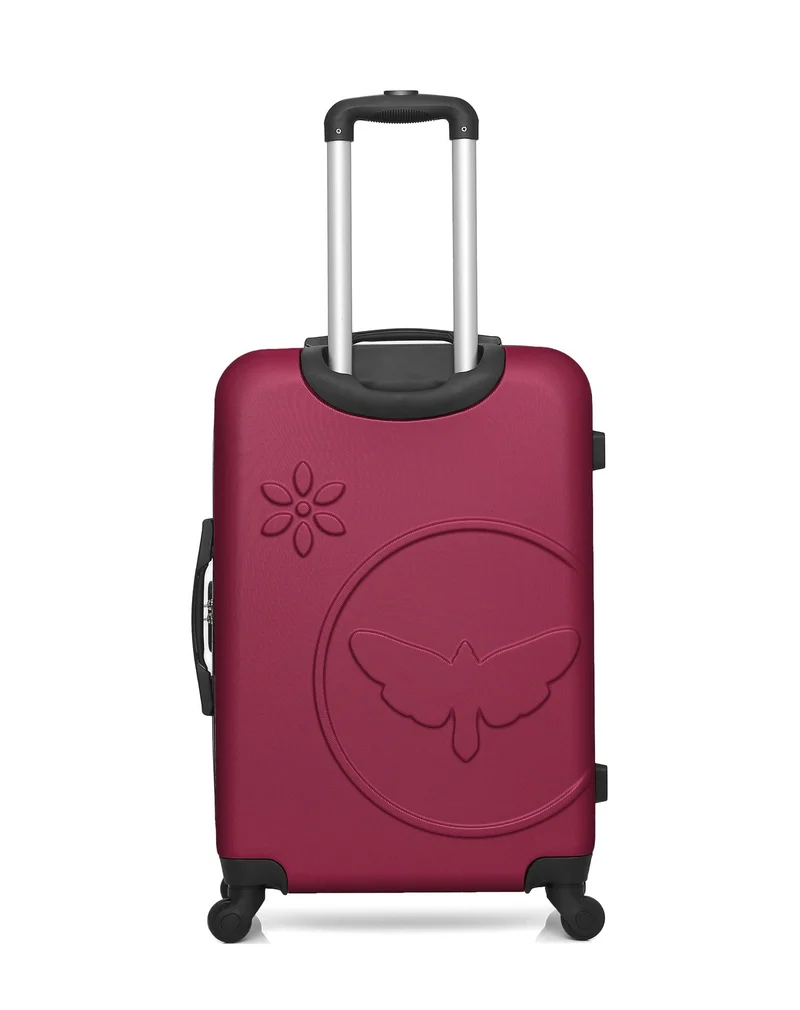 LPB LUGGAGE - 3er-Pack: Mittelgroßer Koffer, Handgepäck und Kosmetikkoffer ELEONOR