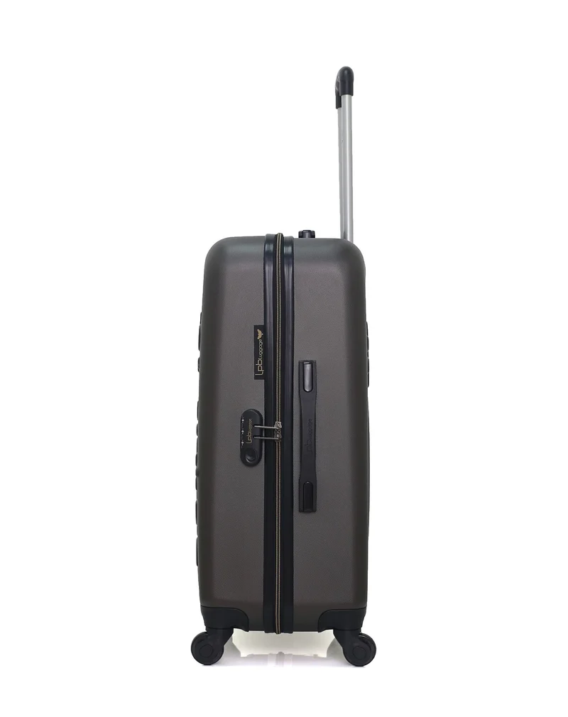 LPB LUGGAGE - 3er-Pack: Mittelgroßer Koffer, Handgepäck und Kosmetikkoffer ELEONOR