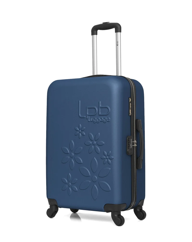 LPB LUGGAGE - 3er-Pack: Mittelgroßer Koffer, Handgepäck und Kosmetikkoffer ELEONOR