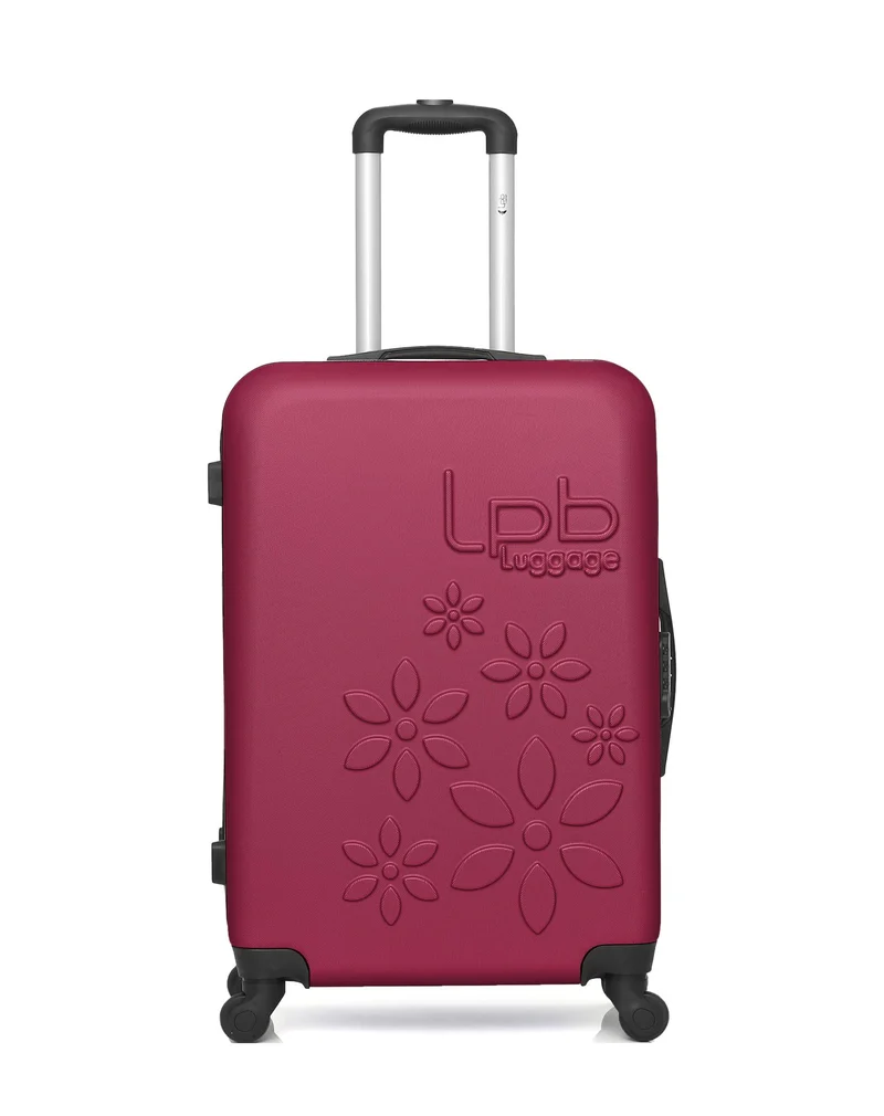 LPB LUGGAGE - 3er-Pack: Mittelgroßer Koffer, Handgepäck und Kosmetikkoffer ELEONOR