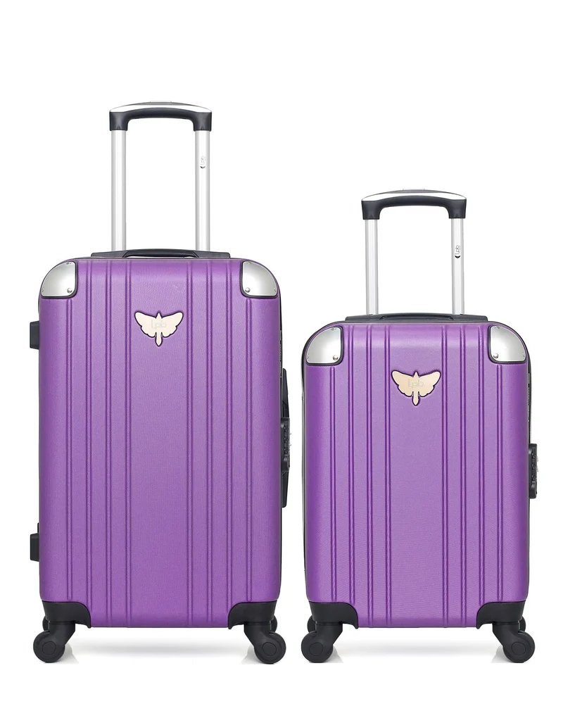 LPB LUGGAGE - 2er-Pack: Mittelgroßer Koffer und Handgepäck XS AMELIE