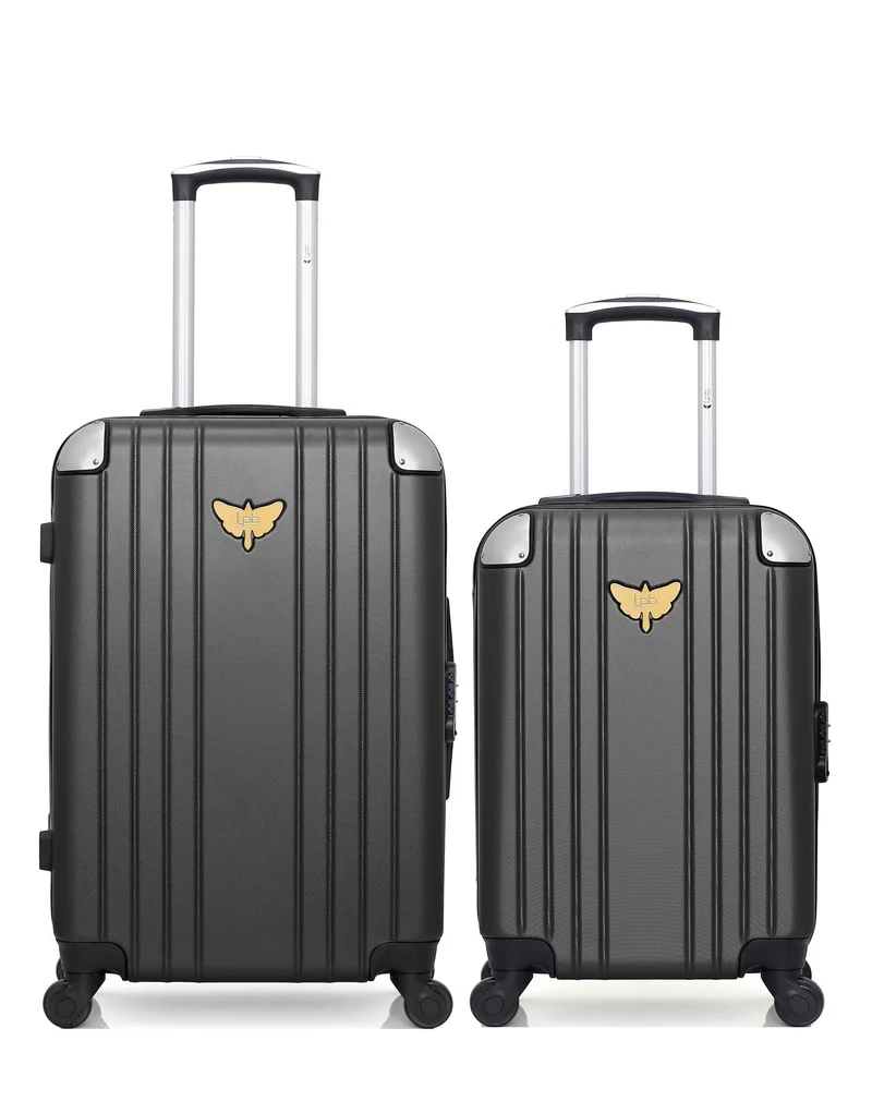 LPB LUGGAGE - 2er-Pack: Mittelgroßer Koffer und Handgepäck XS AMELIE