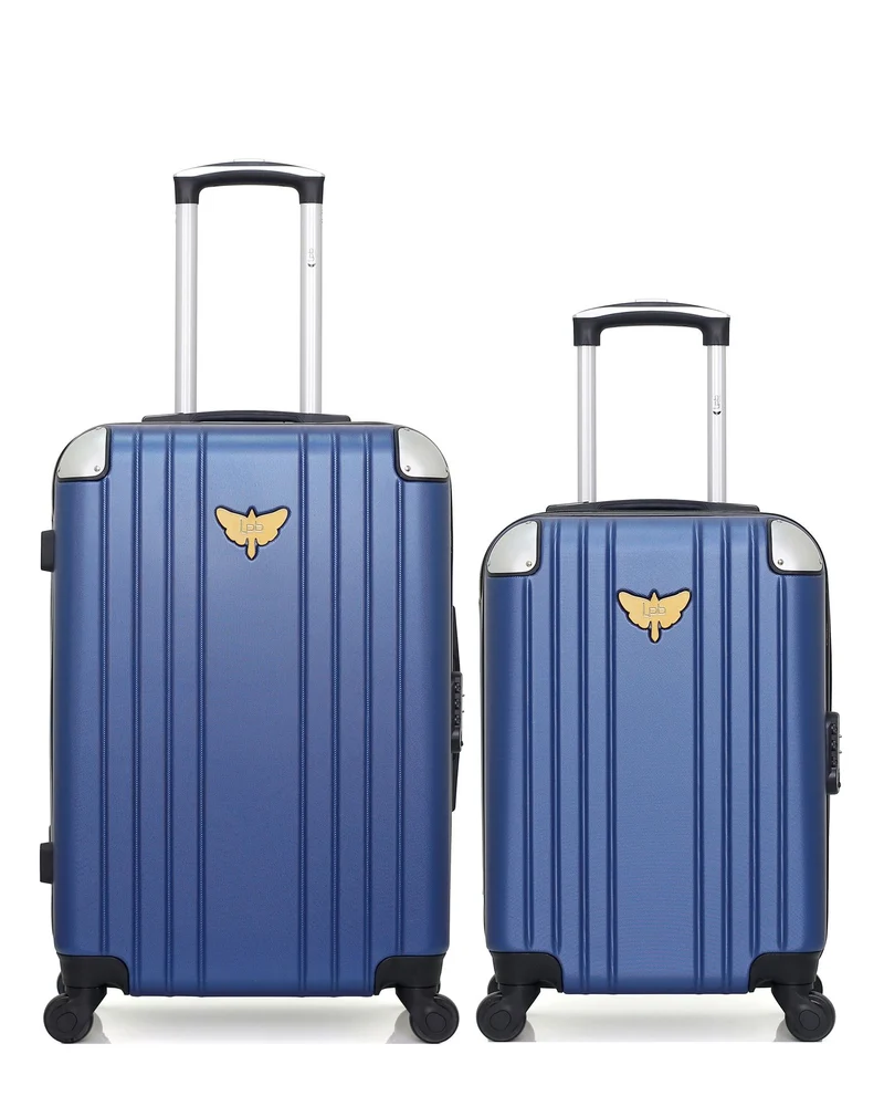 LPB LUGGAGE - 2er-Pack: Mittelgroßer Koffer und Handgepäck XS AMELIE