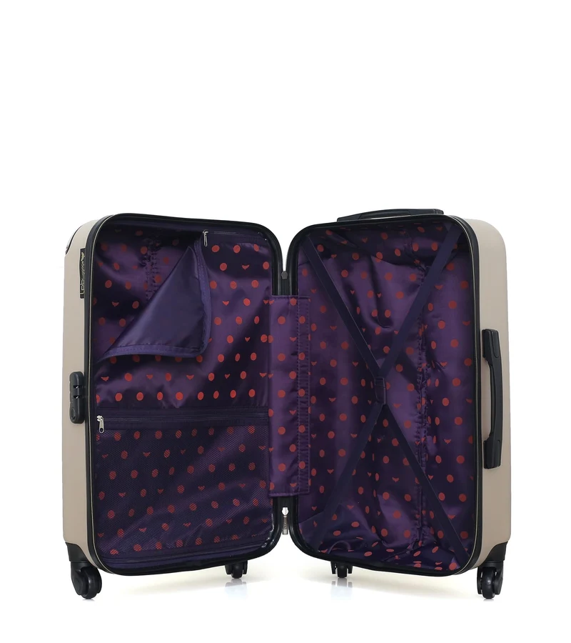 LPB LUGGAGE - 2er-Pack: Mittelgroßer Koffer und Handgepäck XS AMELIE