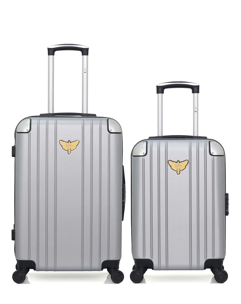 LPB LUGGAGE - 2er-Pack: Mittelgroßer Koffer und Handgepäck XS AMELIE