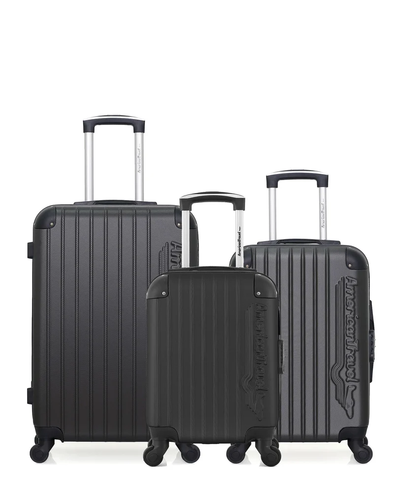 3er-Pack: Mittelgroßer Koffer, Handgepäck und Handgepäck XXS BUDAPEST