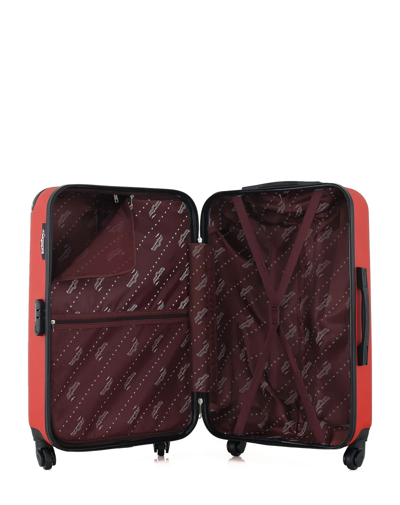 3er-Pack: Mittelgroßer Koffer, Handgepäck und Handgepäck XXS BUDAPEST