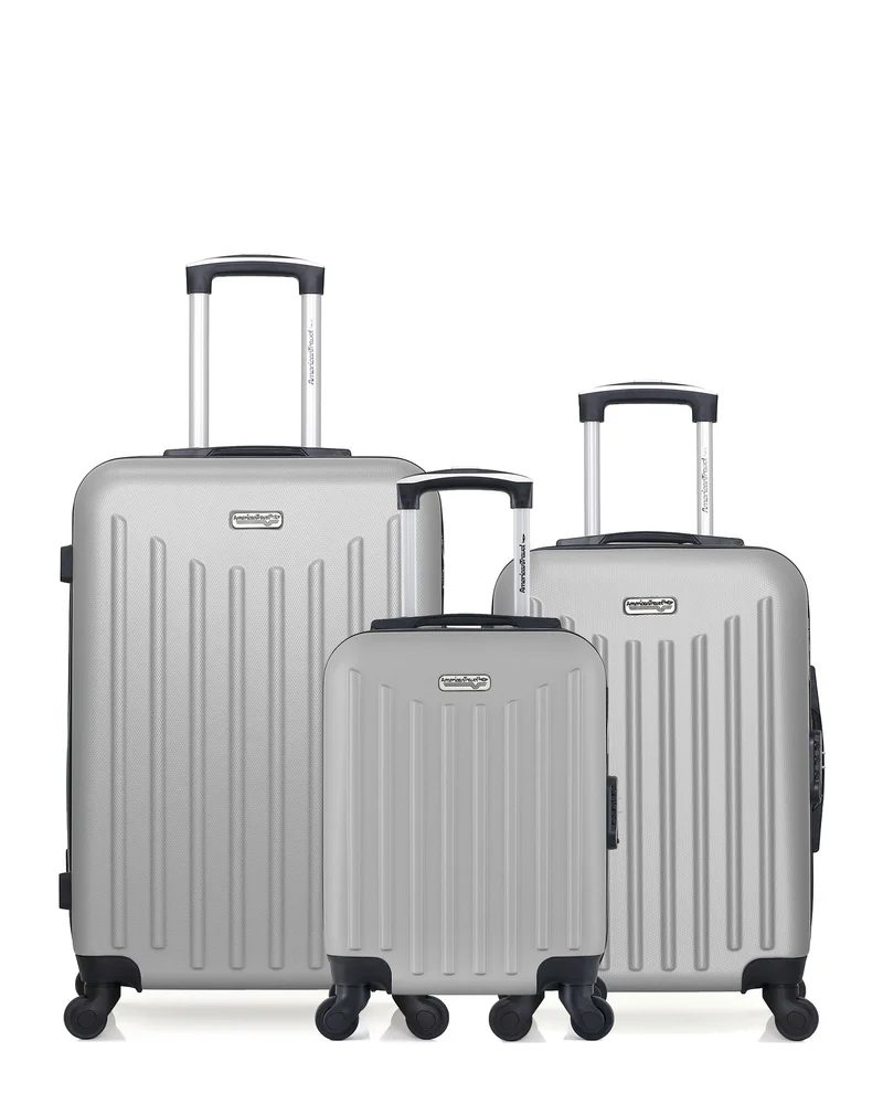 3er-Pack: Mittelgroßer Koffer, Handgepäck und Handgepäck XXS BROOKLYN