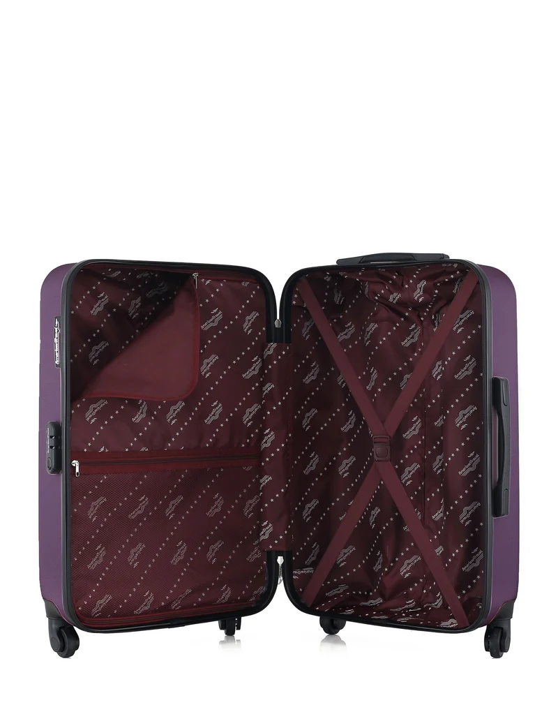 3er-Pack: Mittelgroßer Koffer, Handgepäck und Handgepäck XXS BROOKLYN
