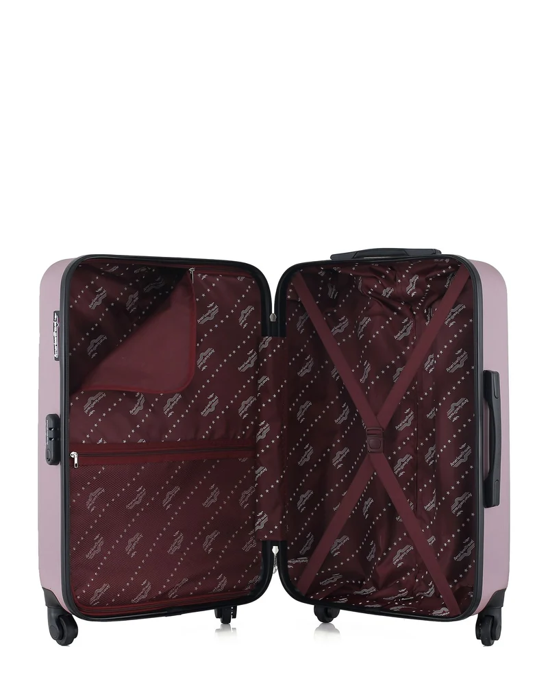3er-Pack: Mittelgroßer Koffer, Handgepäck und Handgepäck XXS BROOKLYN