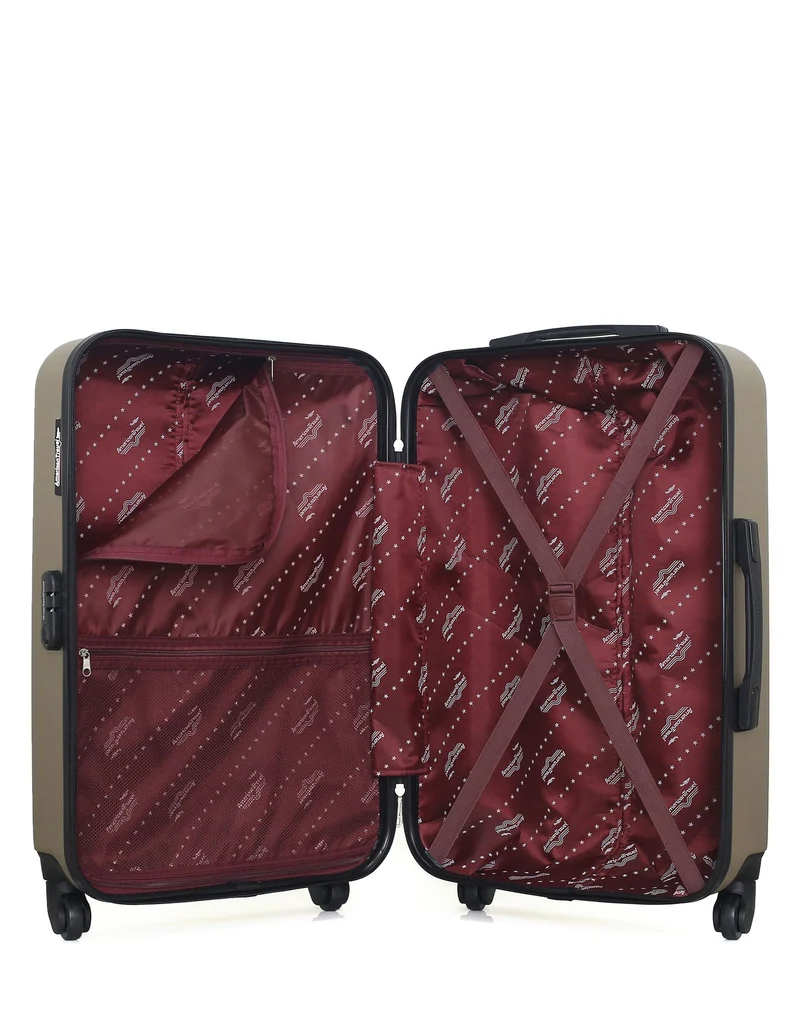 3er-Pack: Mittelgroßer Koffer, Handgepäck und Handgepäck XXS BRONX