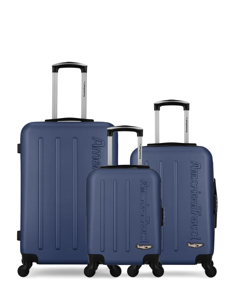 3er-Pack: Mittelgroßer Koffer, Handgepäck und Handgepäck XXS BRONX