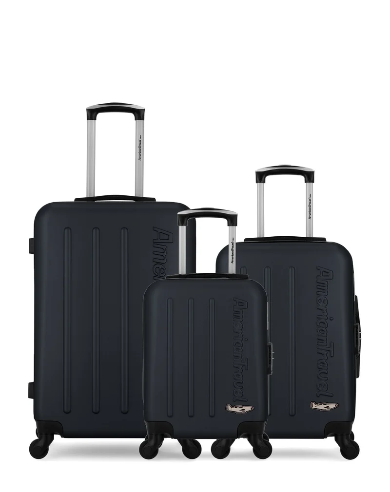 3er-Pack: Mittelgroßer Koffer, Handgepäck und Handgepäck XXS BRONX