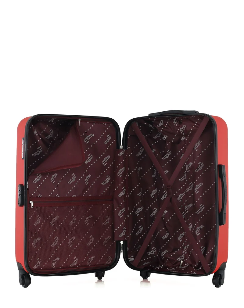 3er-Pack: Mittelgroßer Koffer, Handgepäck und Handgepäck XXS BRONX