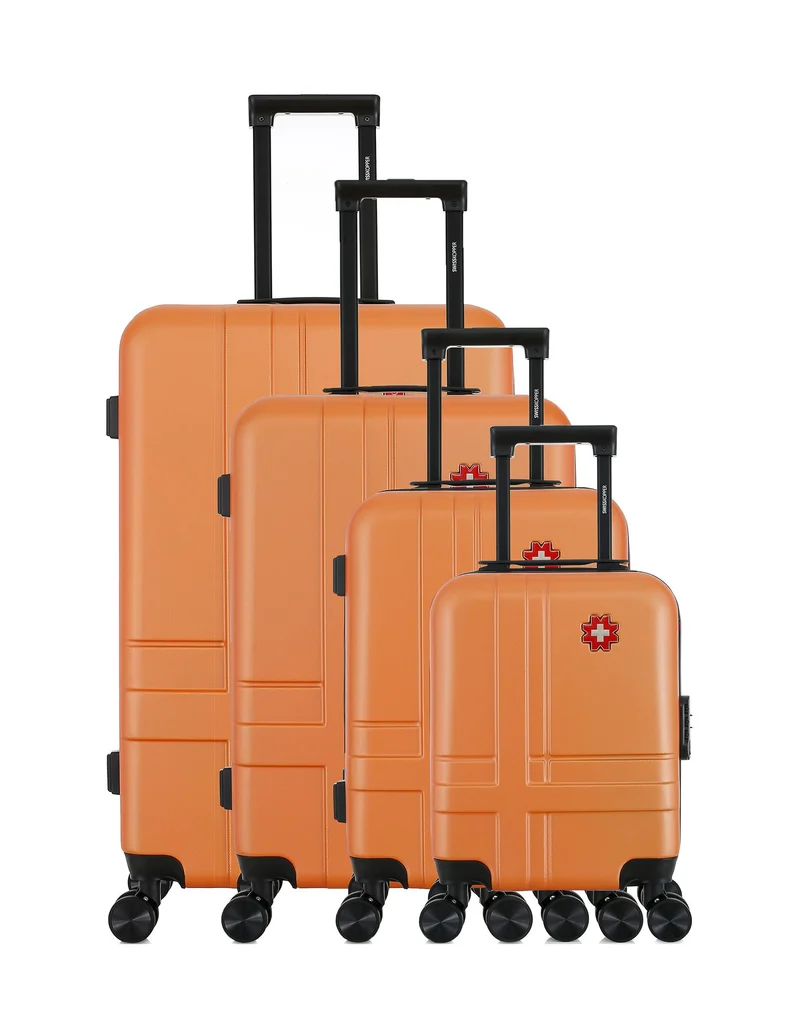 SWISS KOPPER - 4er-Set: Hartschalenkoffer USTER-M