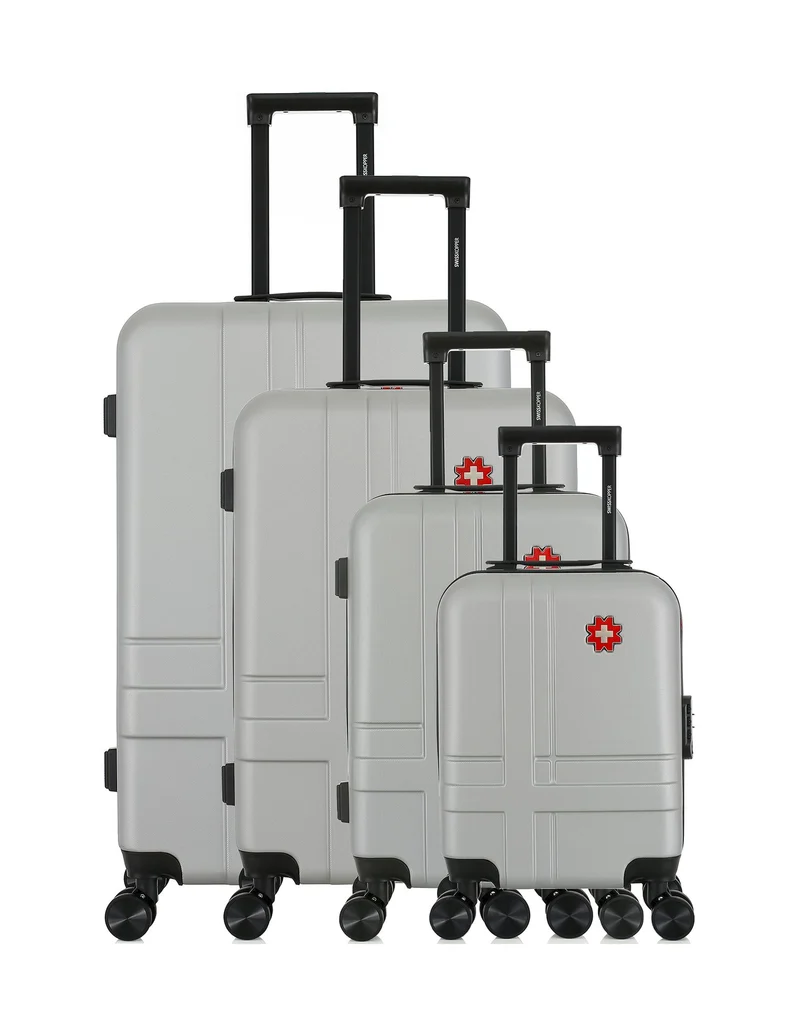 SWISS KOPPER - 4er-Set: Hartschalenkoffer USTER-M