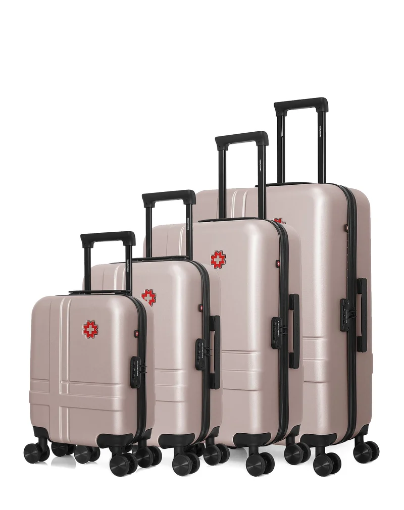 SWISS KOPPER - 4er-Set: Hartschalenkoffer USTER-M