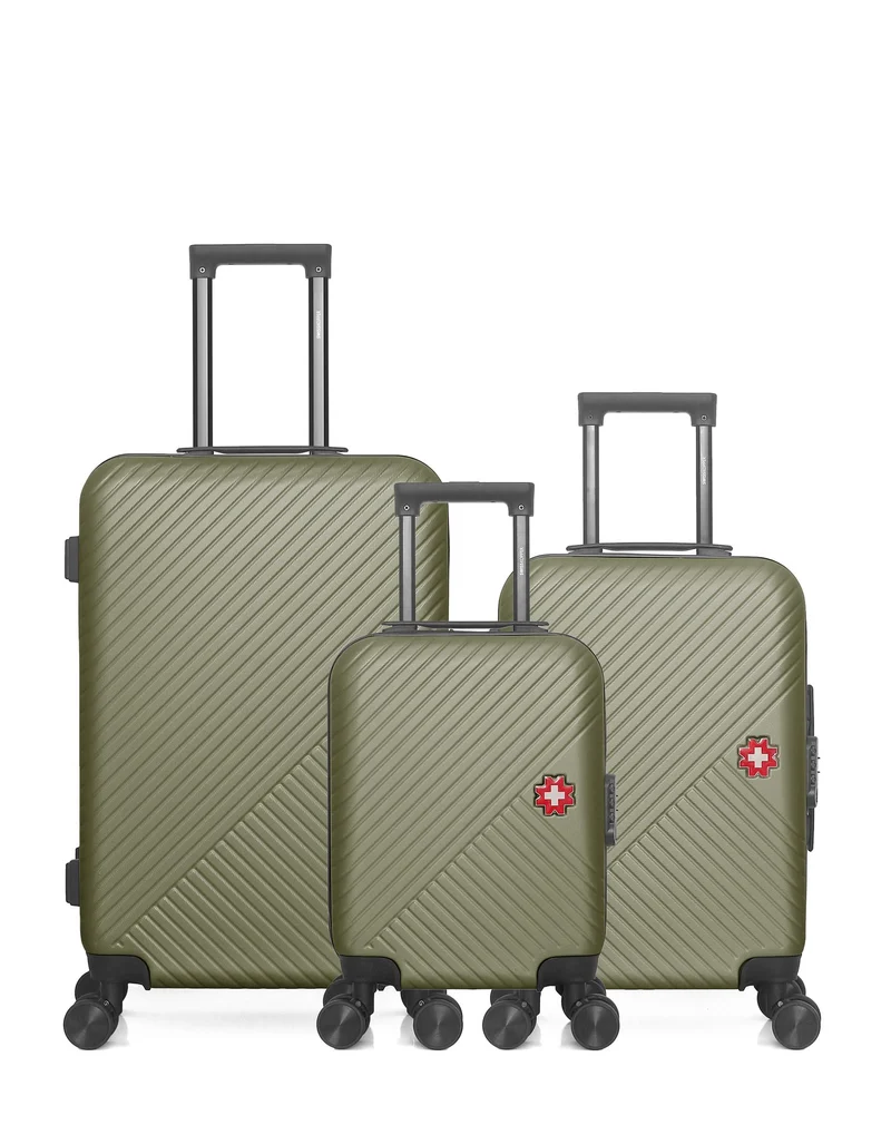 SWISS KOPPER - 3er-Pack: Mittelgroßer Koffer, Handgepäck und Handgepäck XXS SPIEZ